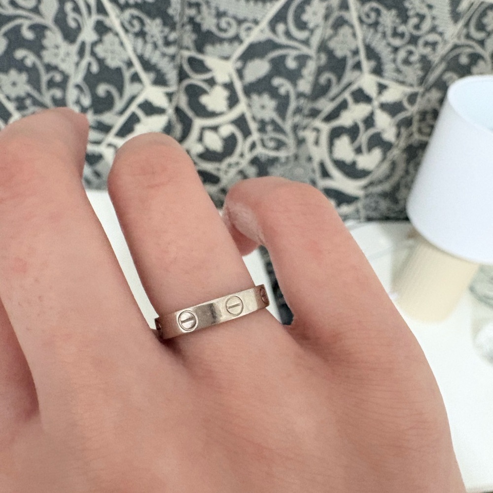 Cartier White Gold Love Ring